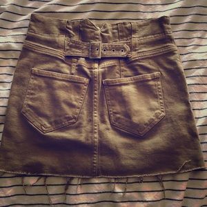 Free People Jean Skirt